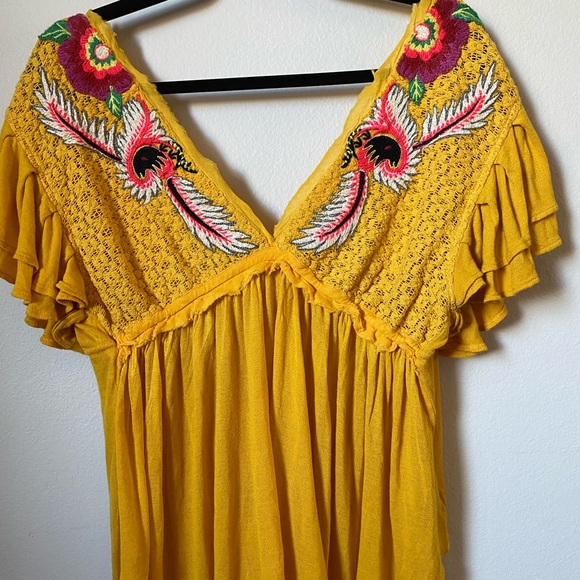 Free People shirt or swimsuit coverup